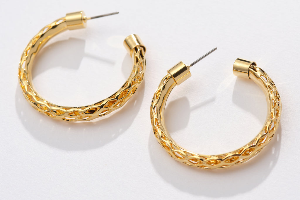 Gold Dip Earrings
