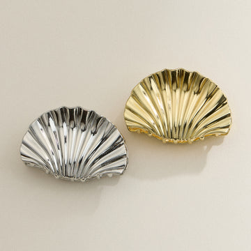 Shell Claw Clip in Gold or Silver Finish