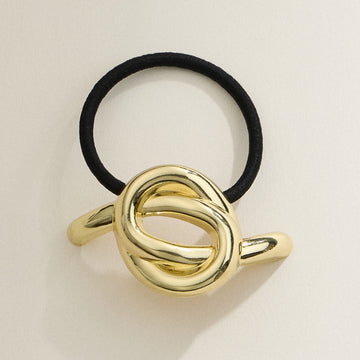 Twist Knot Metal Hair Ties